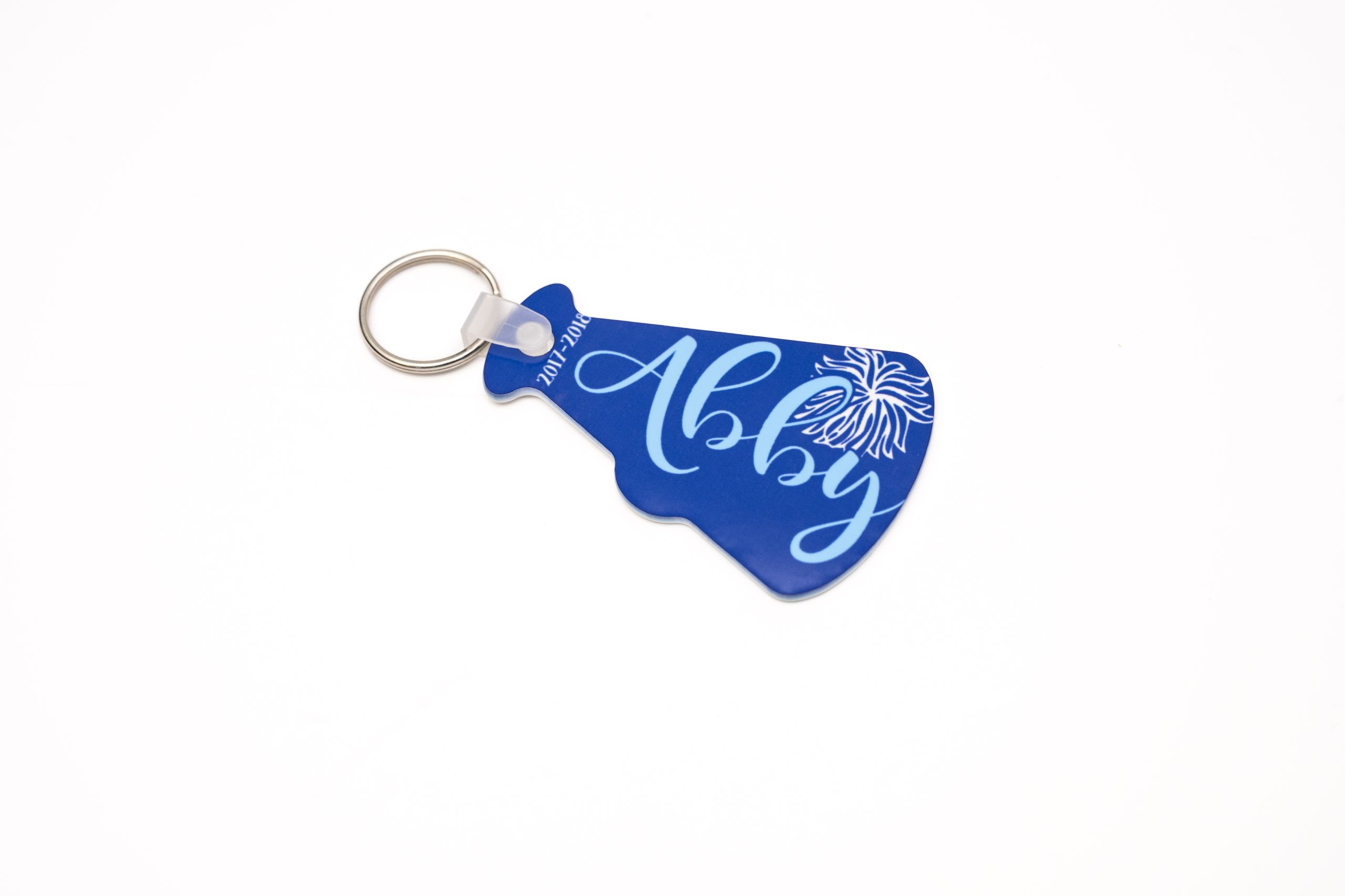 cheerleading keychain personalized with name