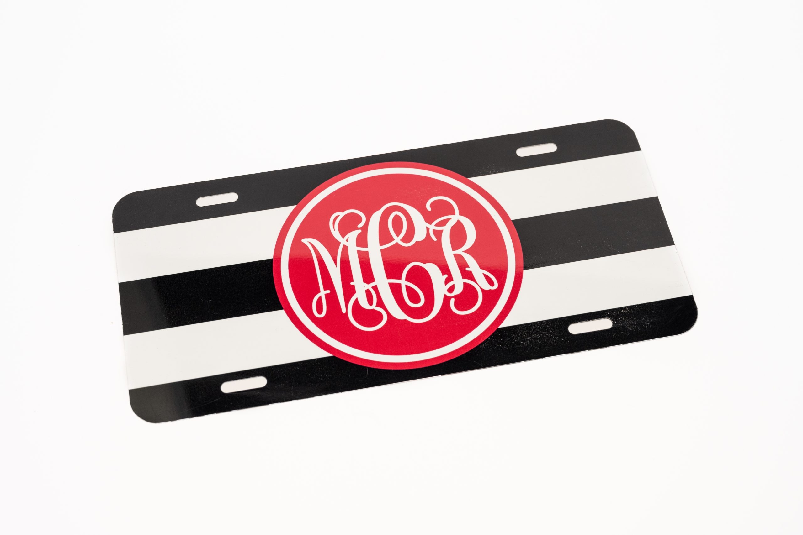 monogram license plate