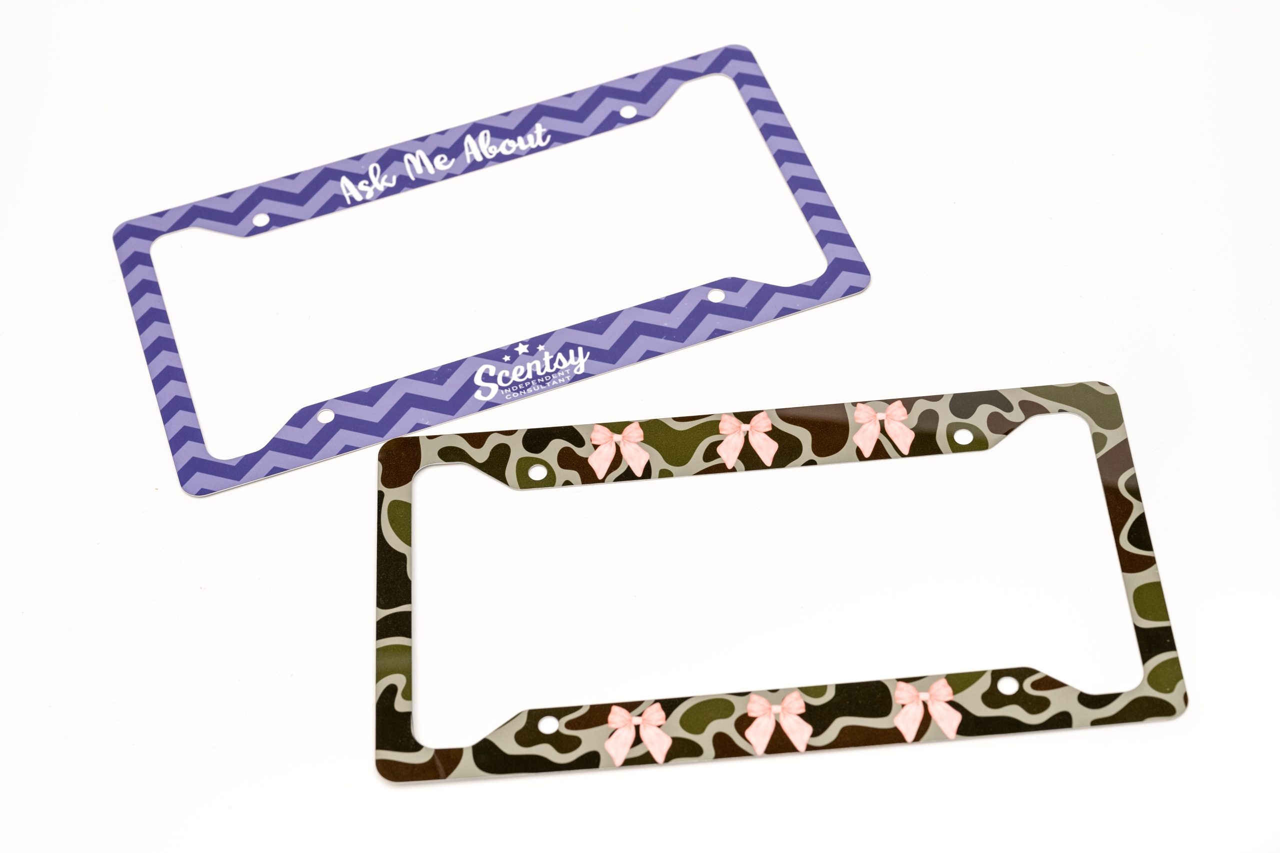 license tag frames