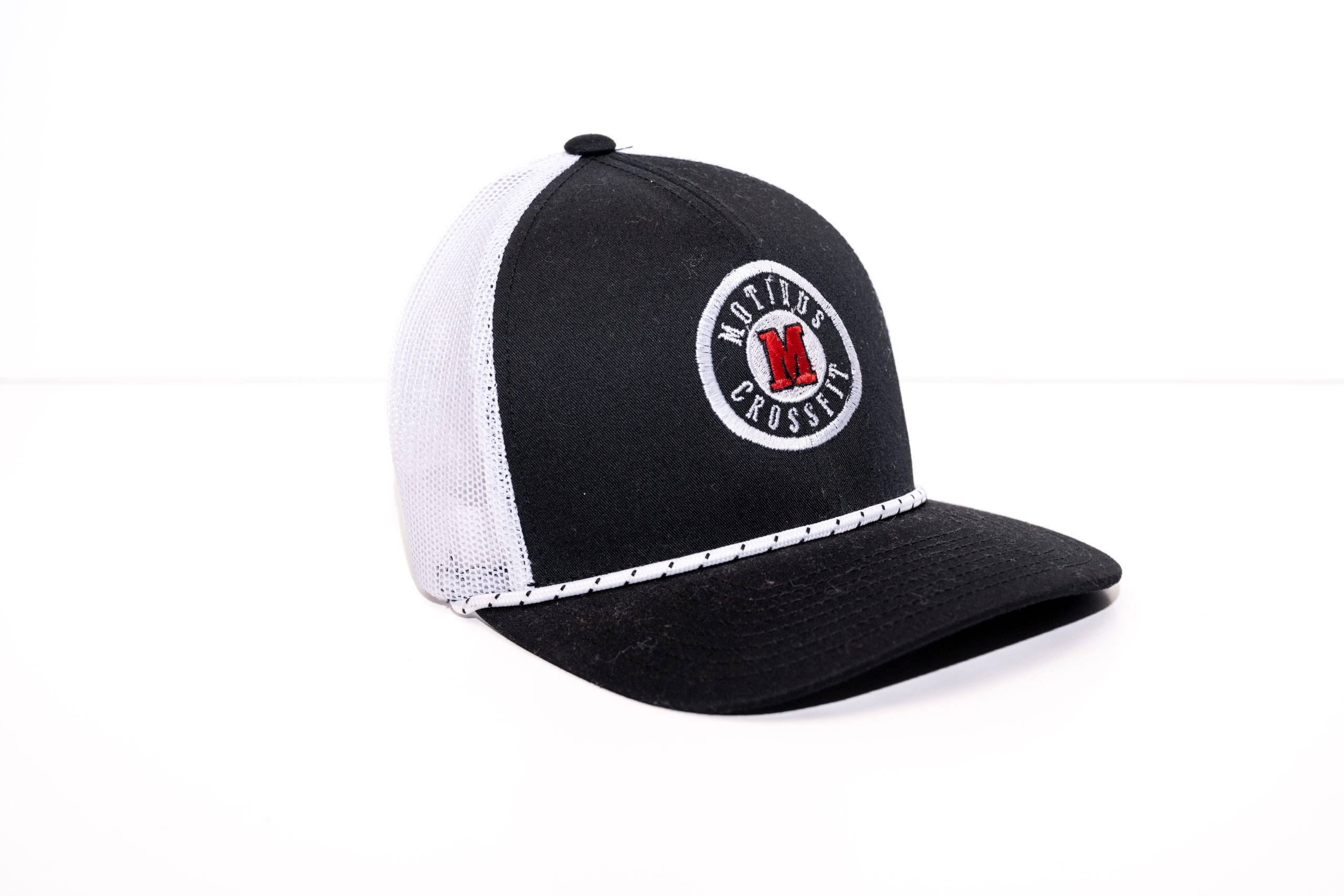 embroidered trucker hat